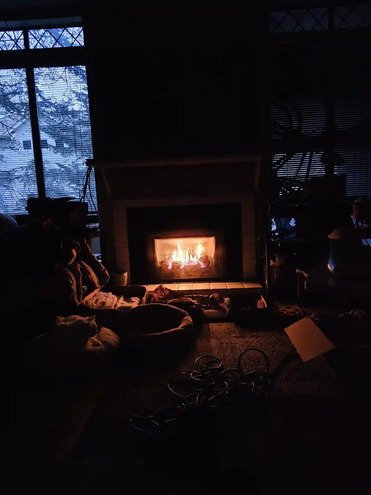 I Finally Got My Fireplace Up and Running!