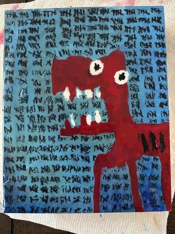 Trying Out a Unique Painting Style