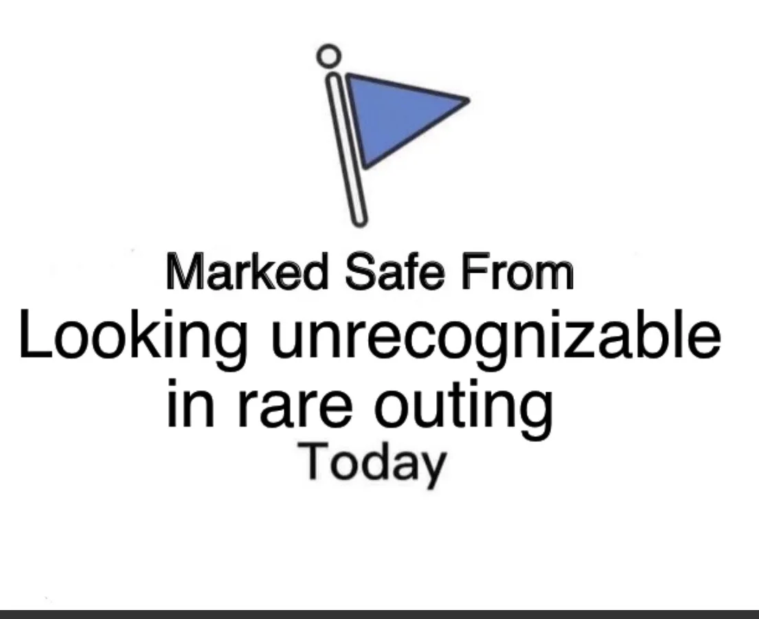A minimalist image shows a simple blue triangular flag on a stick against a plain white background. Below the flag, bold…