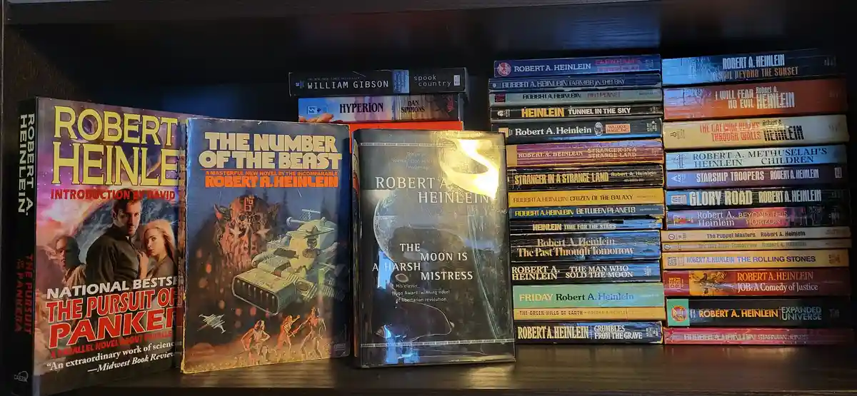 The Legendary Heinlein Shelf: A Sci-Fi Enthusiast's Dream