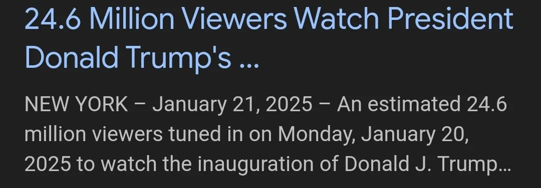 The image displays a screenshot of a news article with a dark background and light text. The headline reads '24.6 Million…