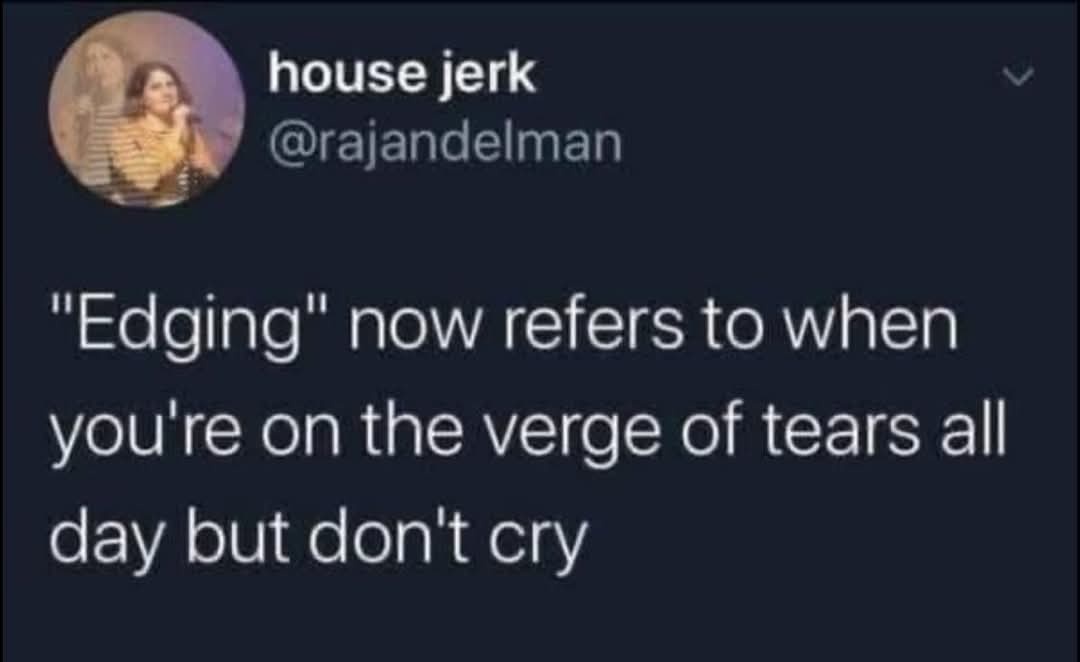 A screenshot of a tweet from user 'house jerk' (@rajandelman) with a circular profile picture showing two women. The tweet…