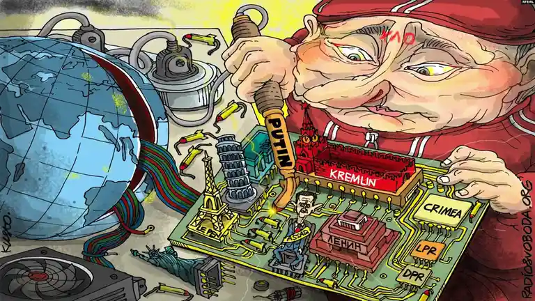 Putin's Caricature: A Satirical Take