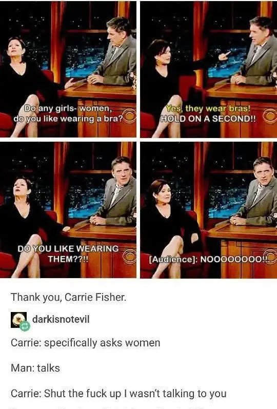 Carrie Fisher: Always Hitting the Mark!