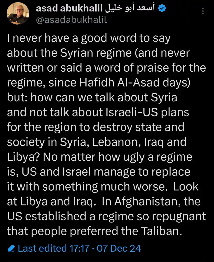 The Situation in Syria is Absolutely Devastating