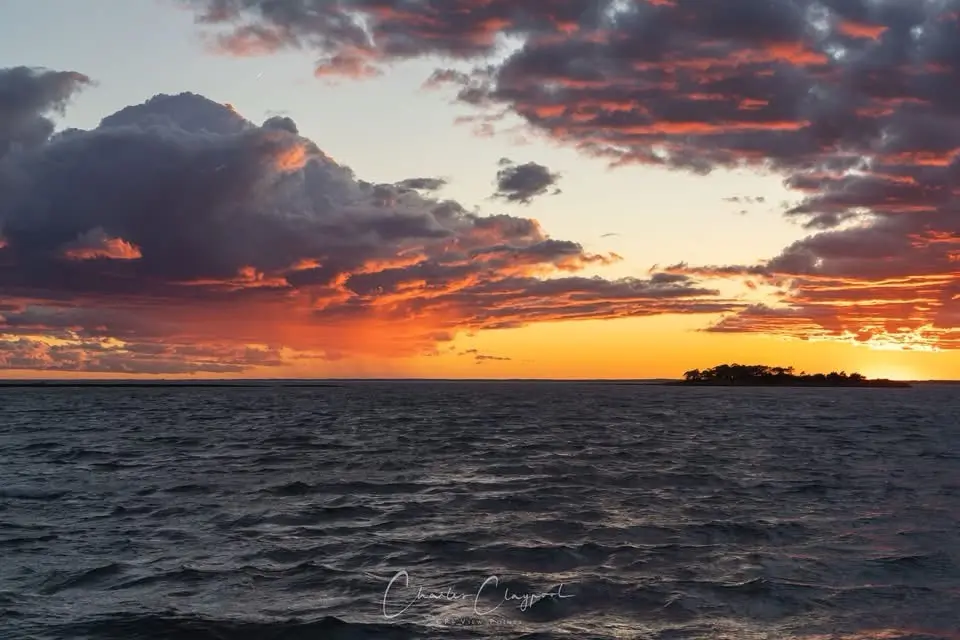 Capturing the beauty of sunset