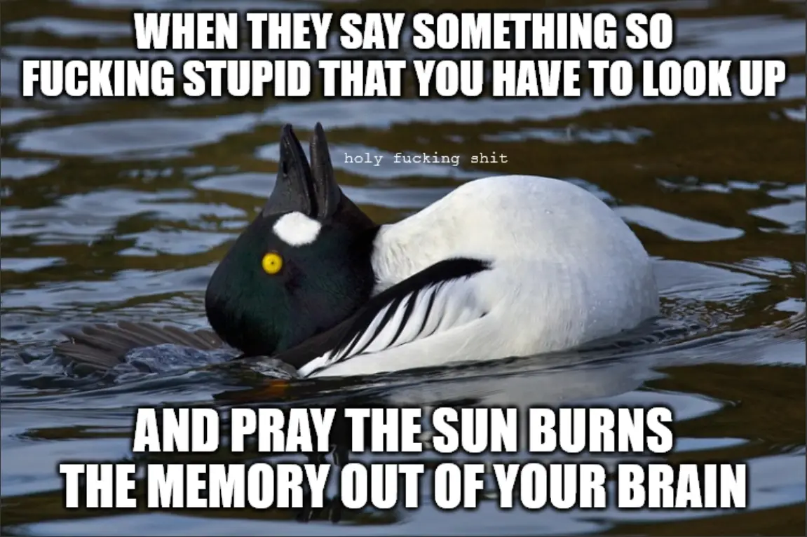 Seriously, we should document everything they say for the trials