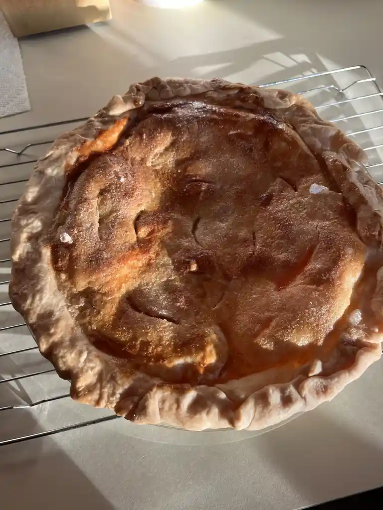 When Your Apple Pie Looks Like It Went Through a Battle
