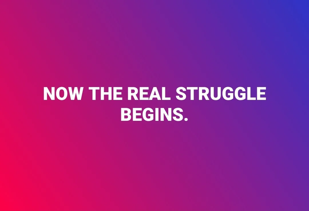 The Battle Continues: We Must Keep Fighting