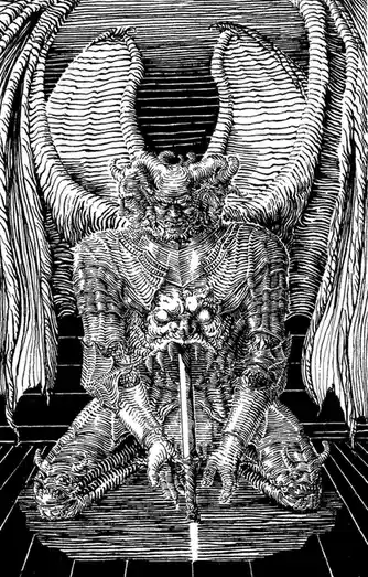 Subdued Devil: Inspired by My Favorite Doré Engraving