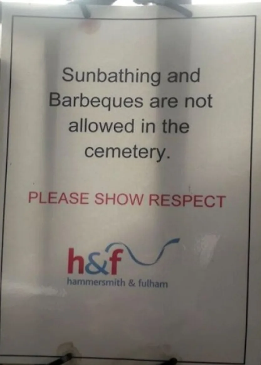 A surprising find at the cemetery