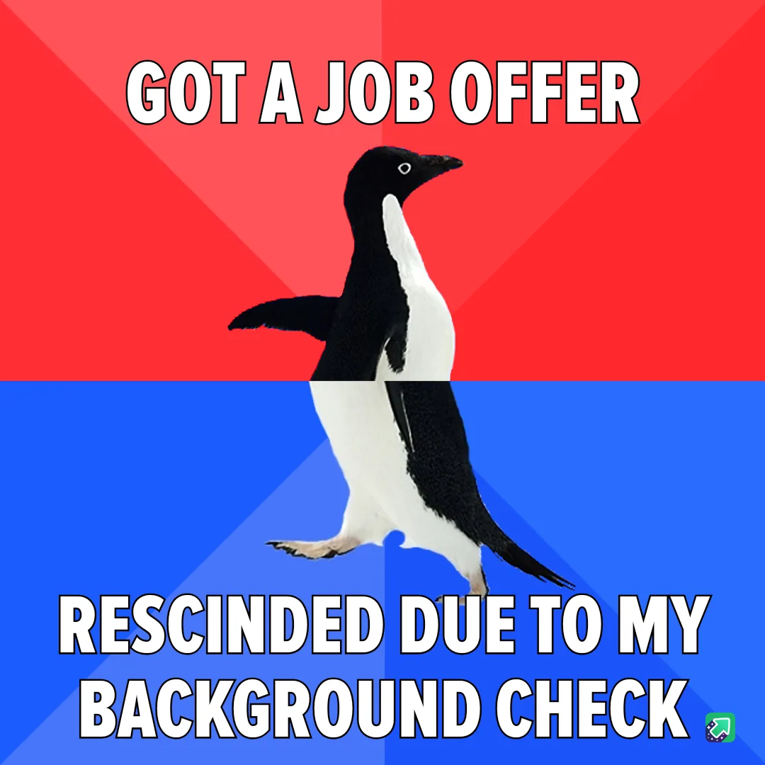 An image of an Adélie penguin standing upright against a red and blue background, with bold white text at the top reading…