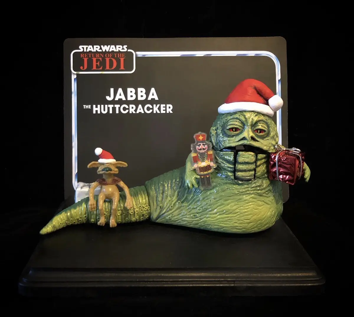 My Jabba the Hutt-Inspired Holiday Cracker from Last Year