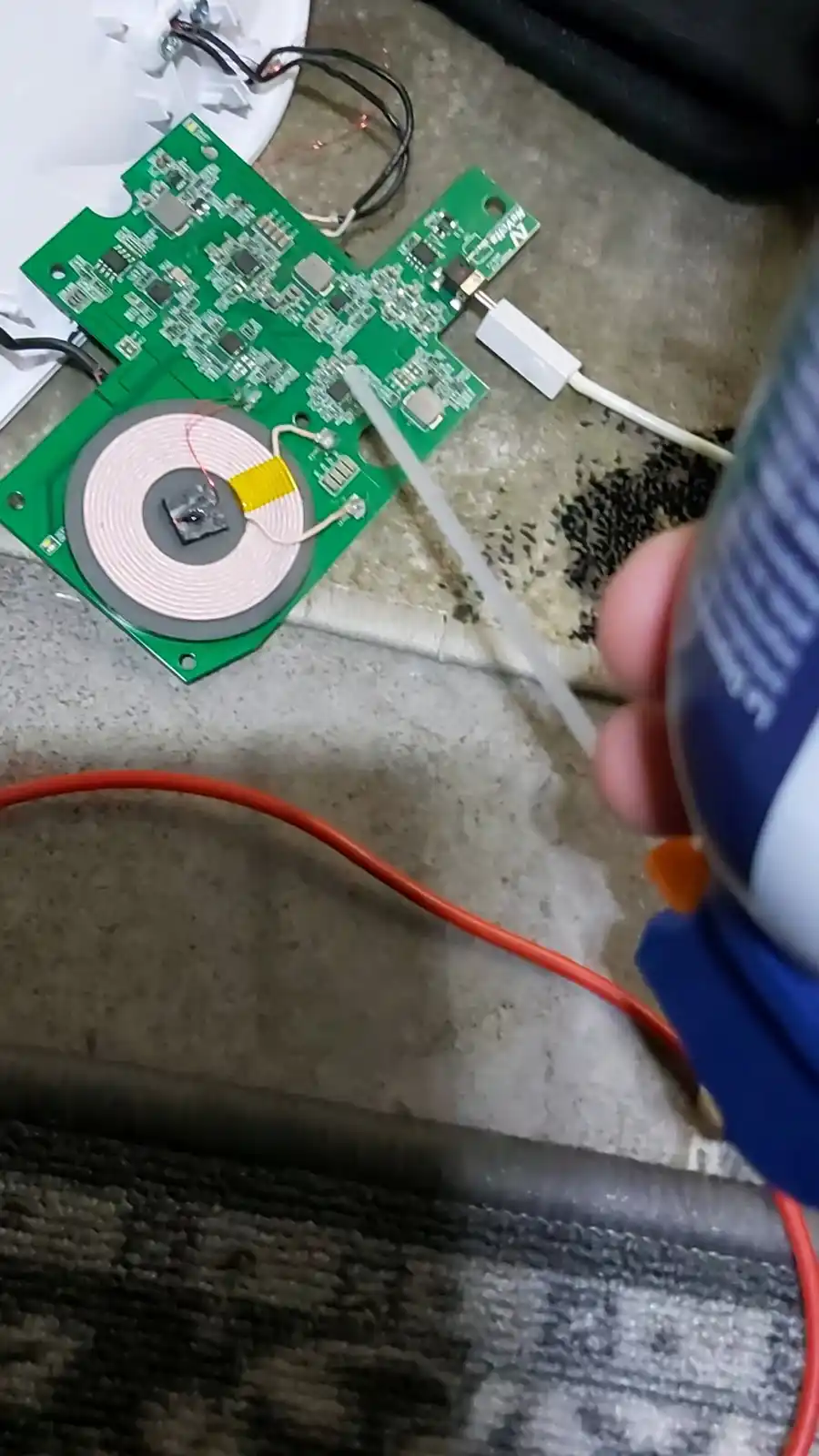 Reviving a Wireless Charger with the Freezing Technique