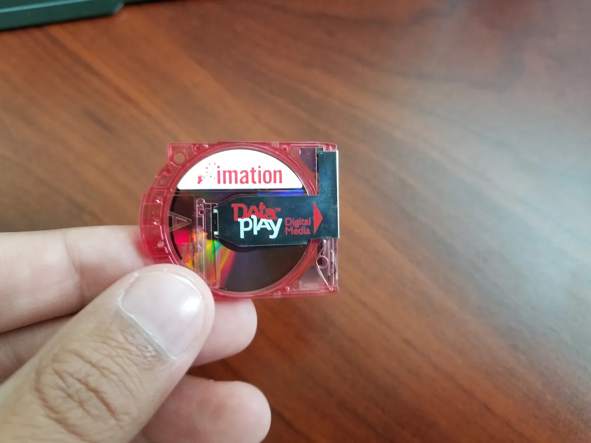 Exploring the Future: DataPlay Micro-optical Disks from 2002