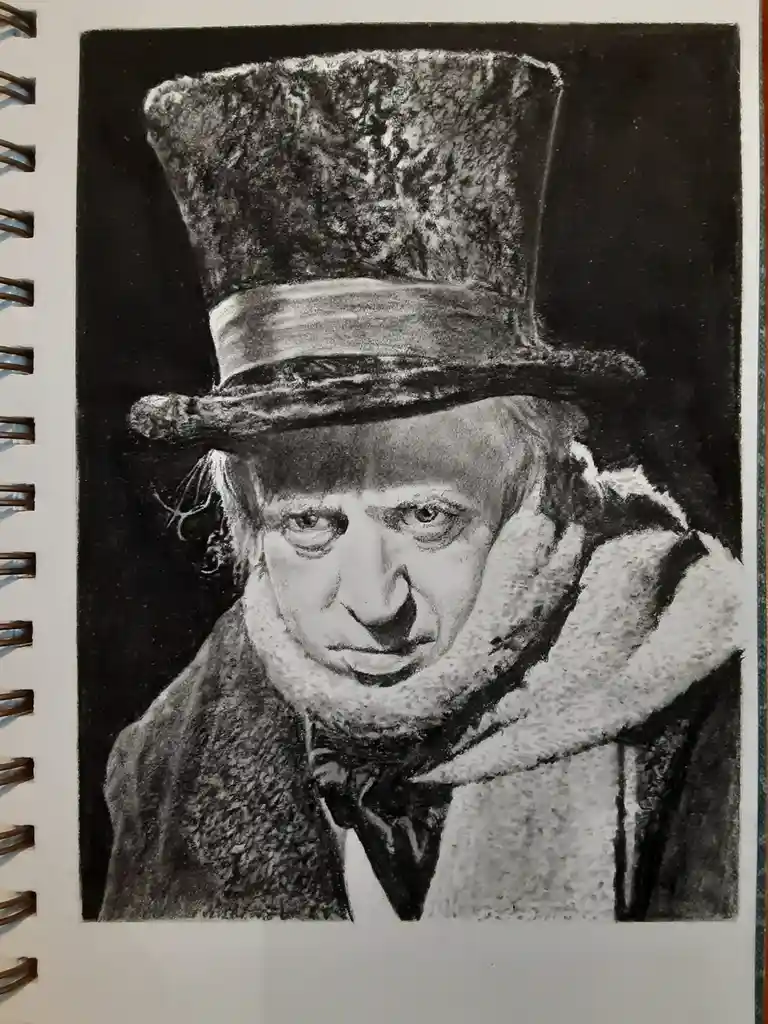 The Dark Side of 'Scrooge' - Charcoal Edition