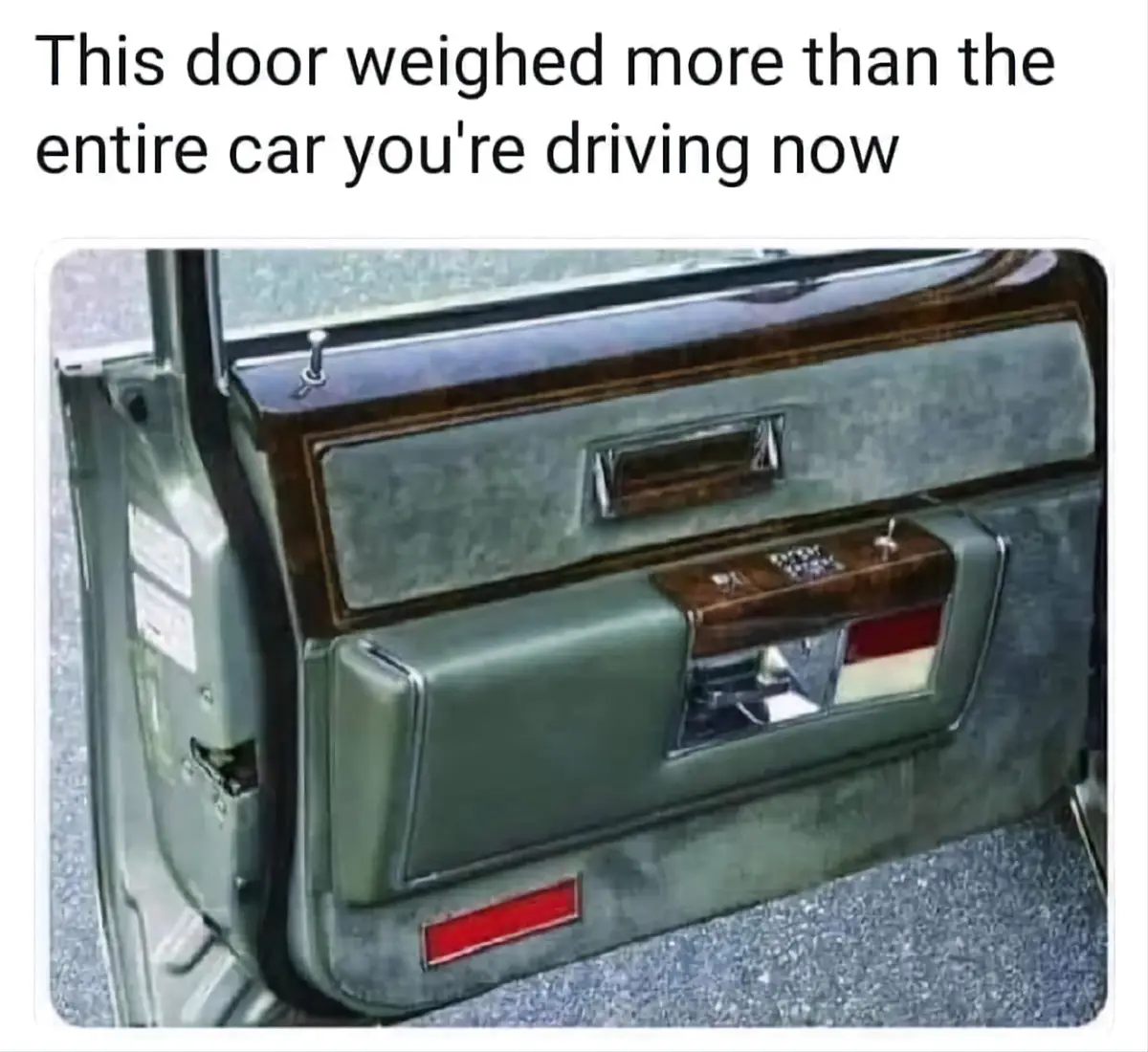 Nostalgia for the good old days