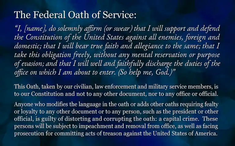 Our Solemn Oath: A Commitment to the Constitution