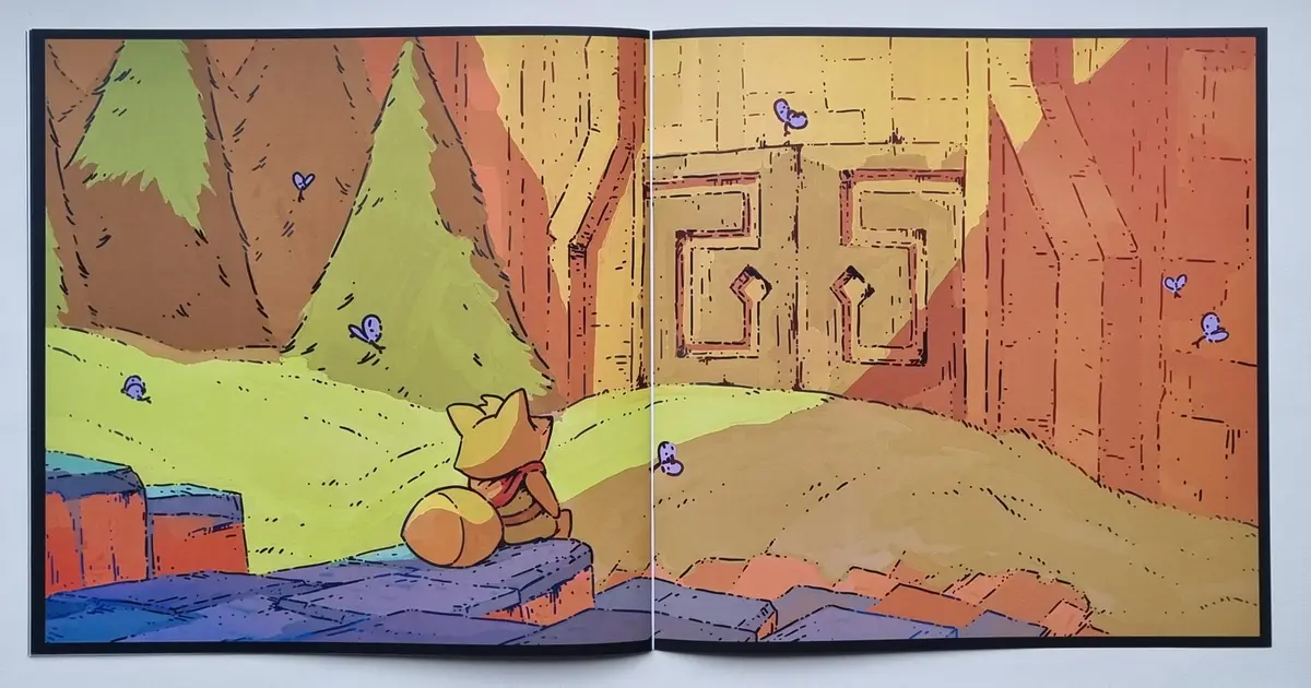Dive into the Tunic vinyl artbook for a visual feast.