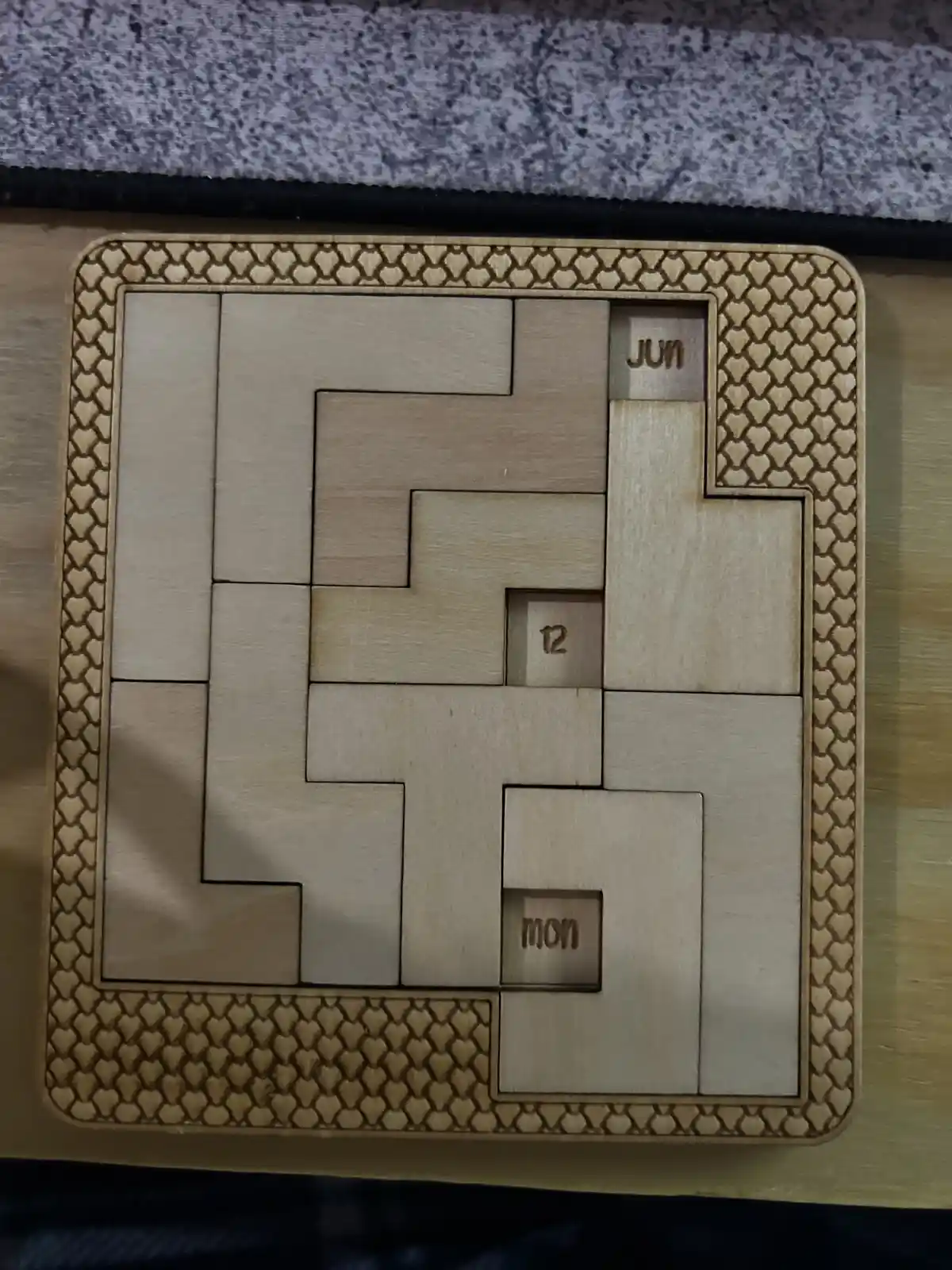 Laser-Cut Puzzle Solutions for June 12th to June 18th