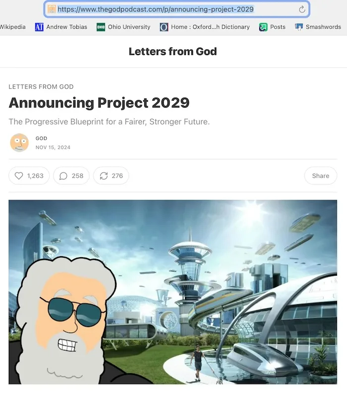 Project 2029: Are We Ready to Embrace This Vision or Question Its Feasibility?