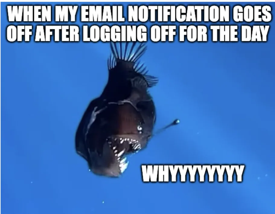 The daily grind of work life