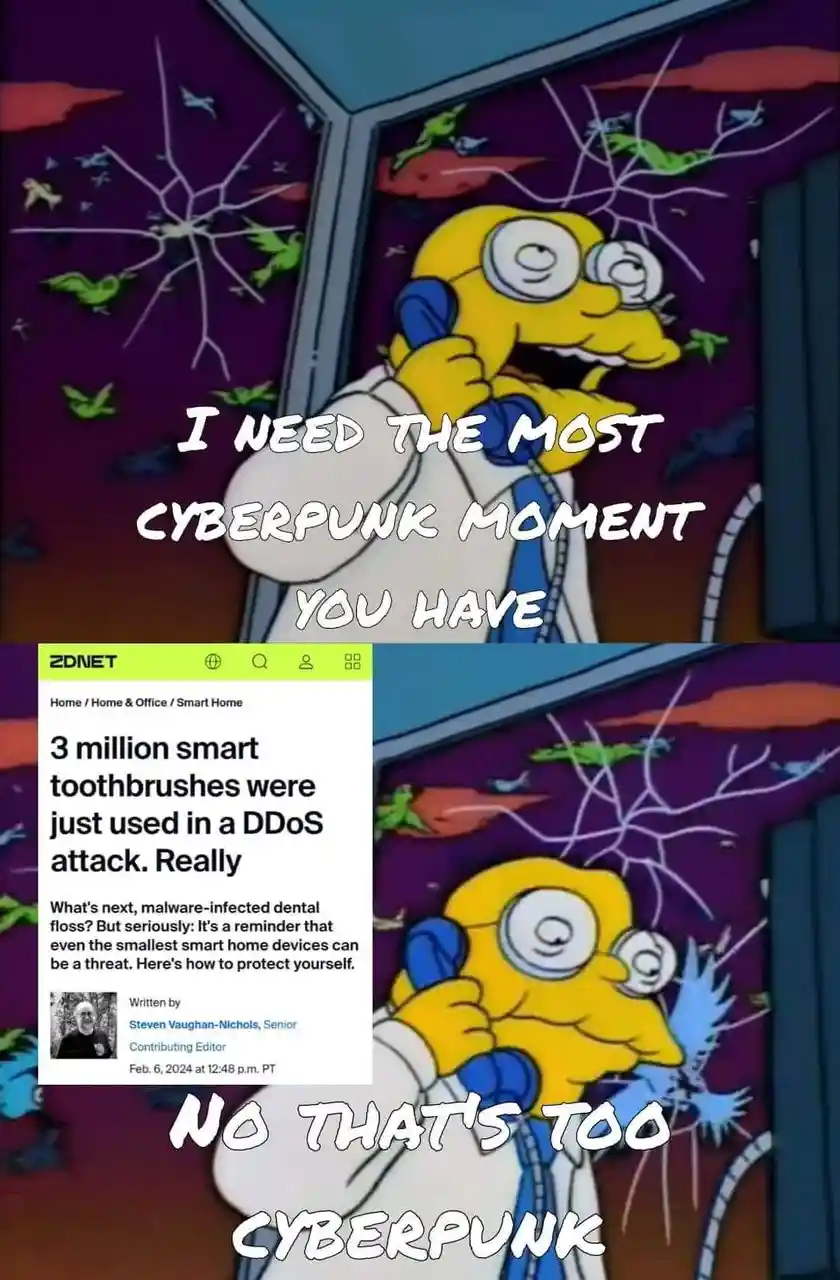 The image is a two-panel meme featuring the character Dr. Hibbert from The Simpsons. In the top panel, he holds a phone and…