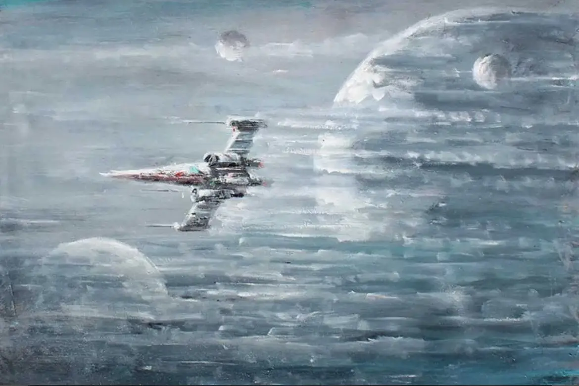 Check out my painting: Celestial Voyage!