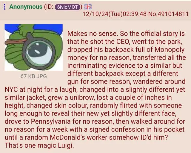 I usually steer clear of conspiracies, but...