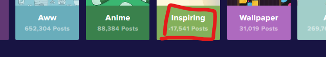 A screenshot of a social media interface showing a green button labeled 'Inspiring' with a red box highlighting it and a…