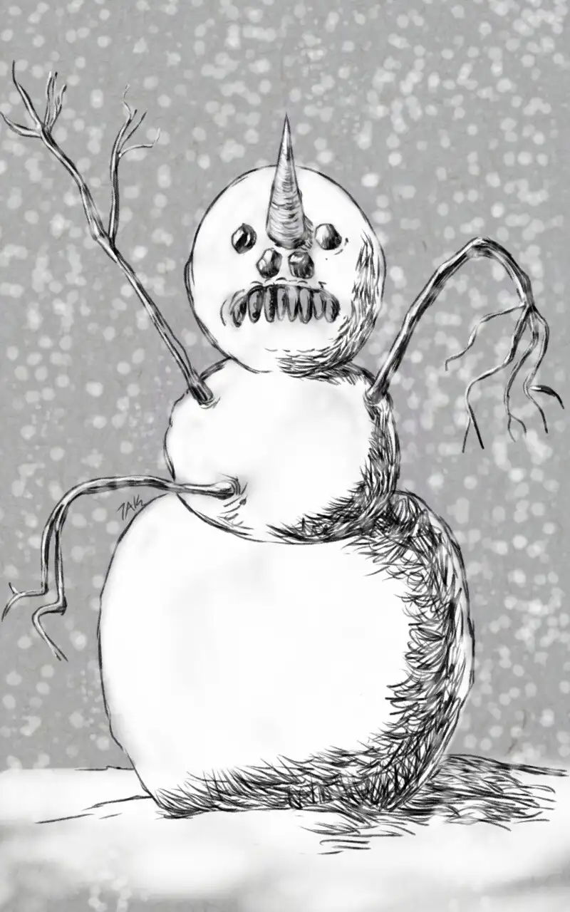 Daily Sketch: Manifesting a Winter Wonderland