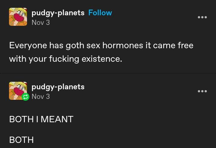 A screenshot of two consecutive tweets from the account 'pudgy-planets' on a dark-themed social media interface. The first…