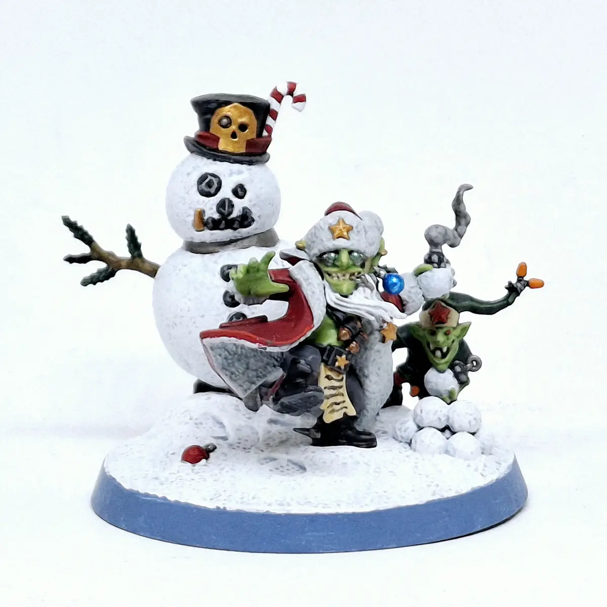 Introducing Da Red Gobbo's A-Bomb-Inable Snowman: A quirky character!