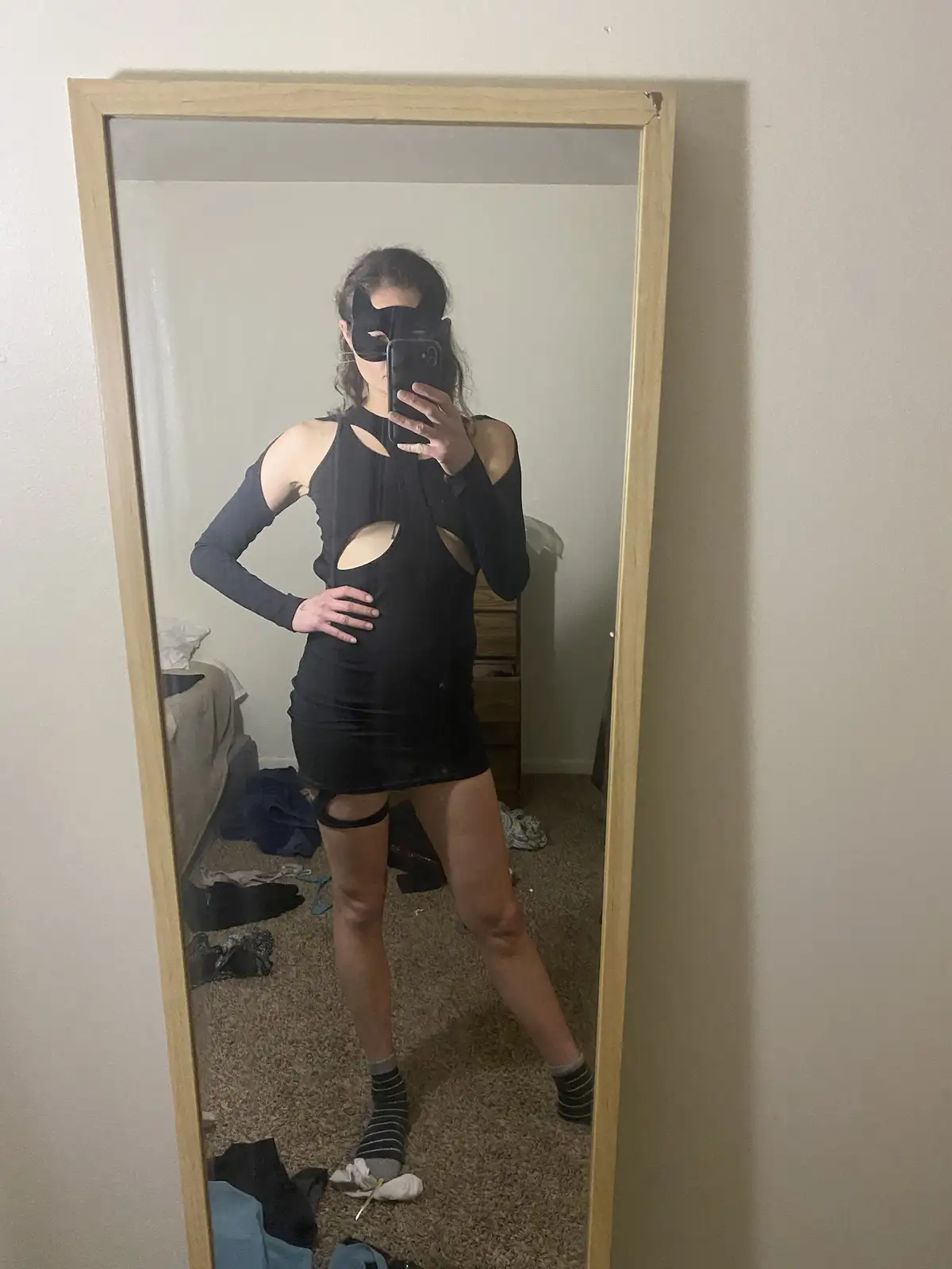 Wearing the Same Dress Again for Halloween Fun!