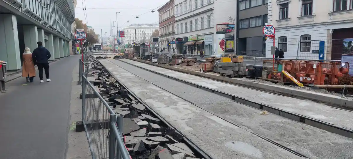 Current Construction Status: Badner Bahn in Vienna