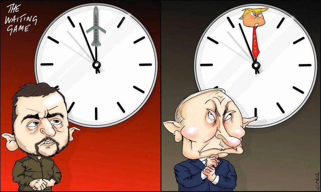 Putin in Caricature Form