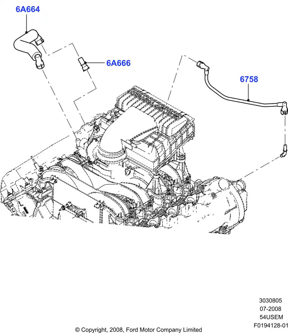 Understanding the PCV Diagram for a 2010 Ford Expedition