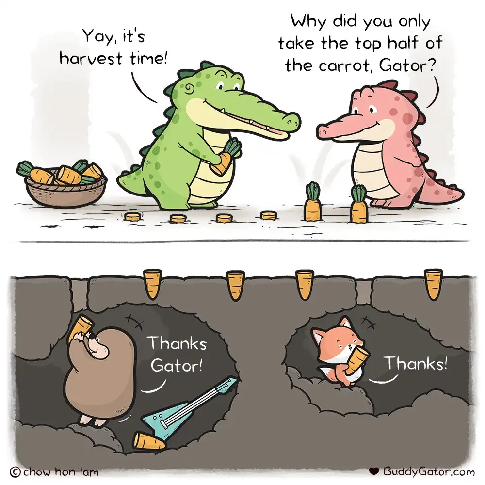 Buddy Gator: Spreading the Joy of Sharing