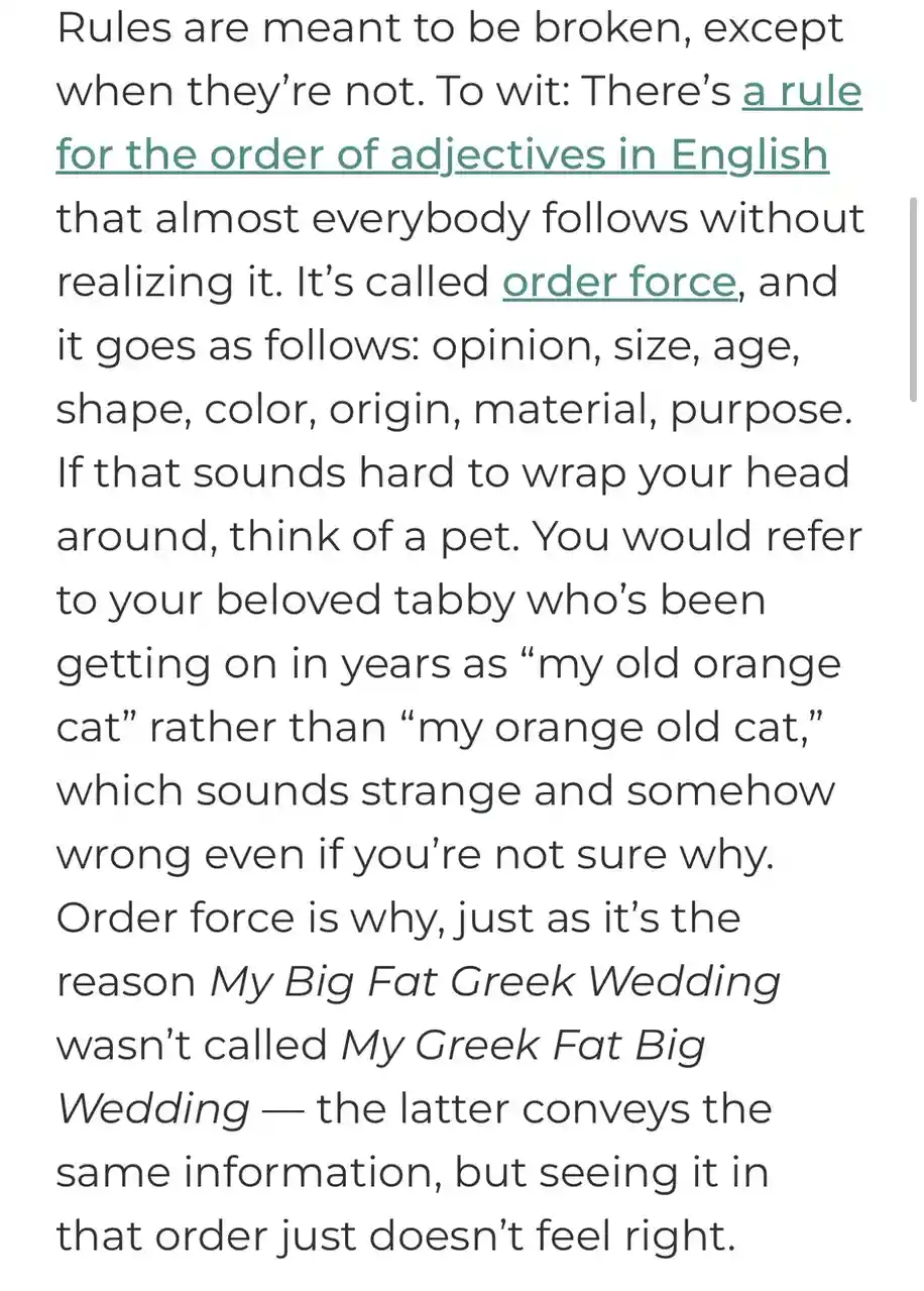 Unleashing the Power of Order Force