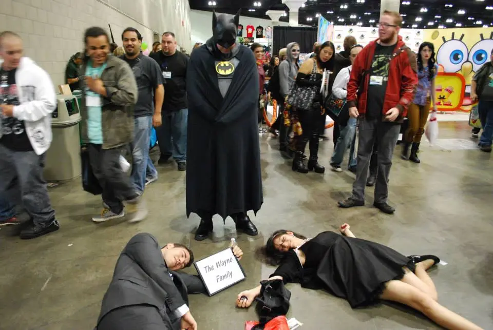 A Hilarious Scene: This Couple's Batman Encounter