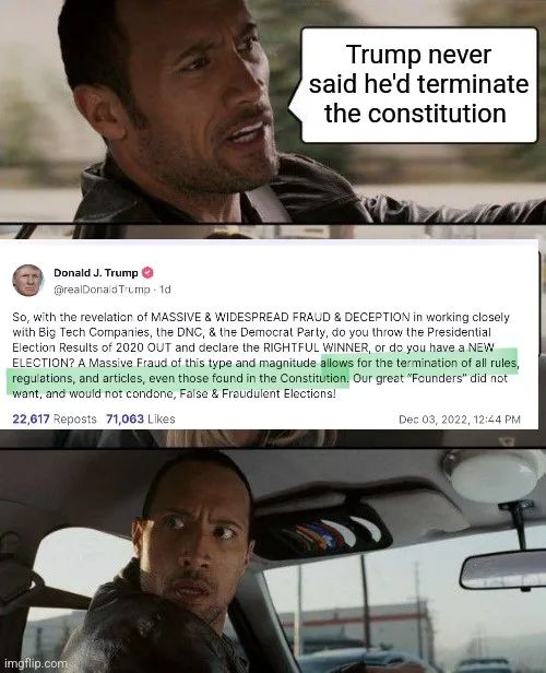 A Reminder of Trump's Shocking Claims About the Constitution