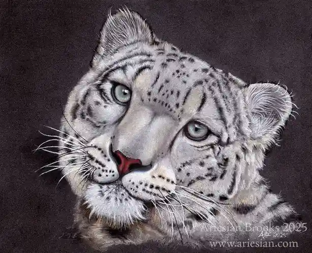 Majestic Snow Leopard in its Natural Habitat