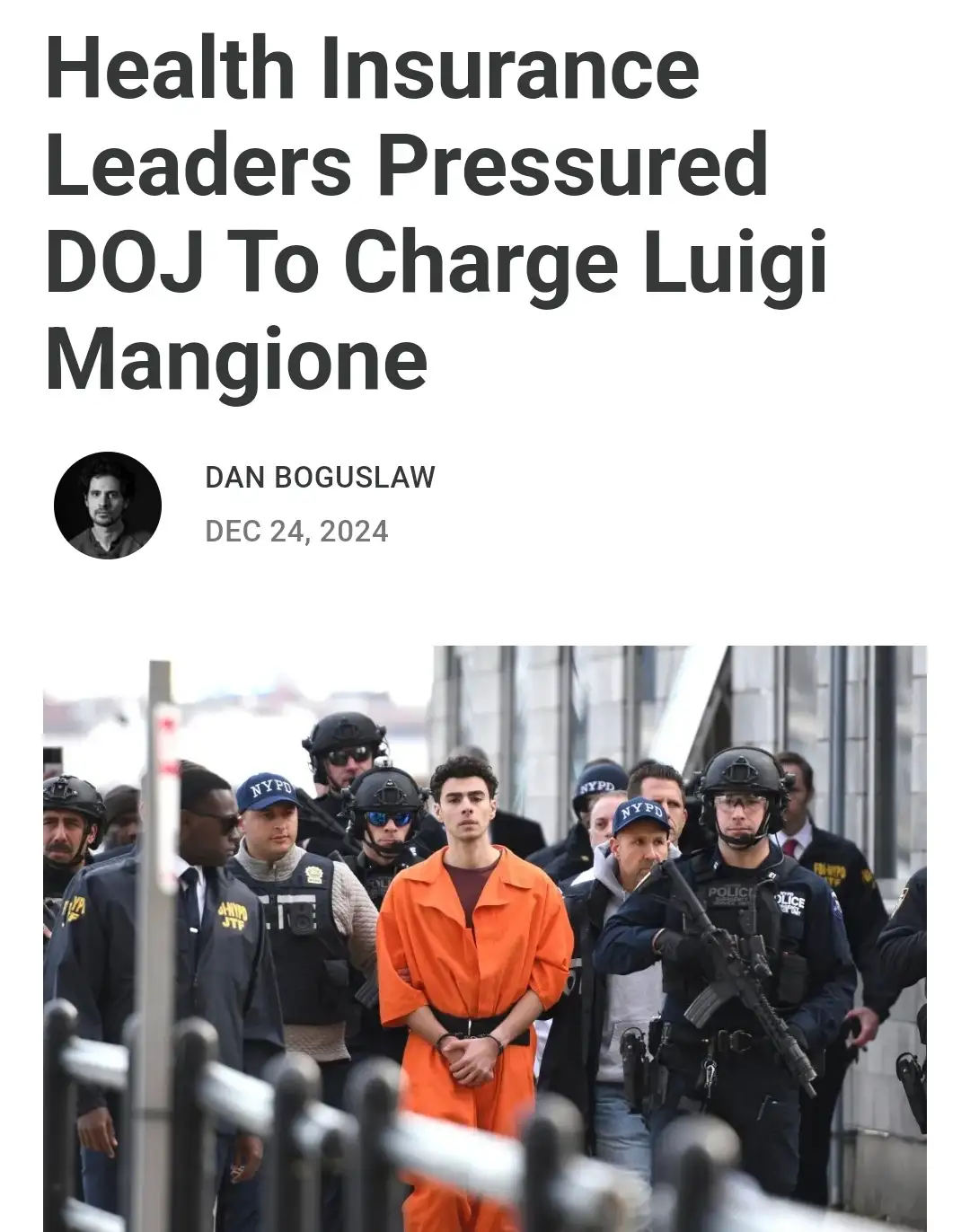 Are We Really Surprised? The Bigger Question is What Now?