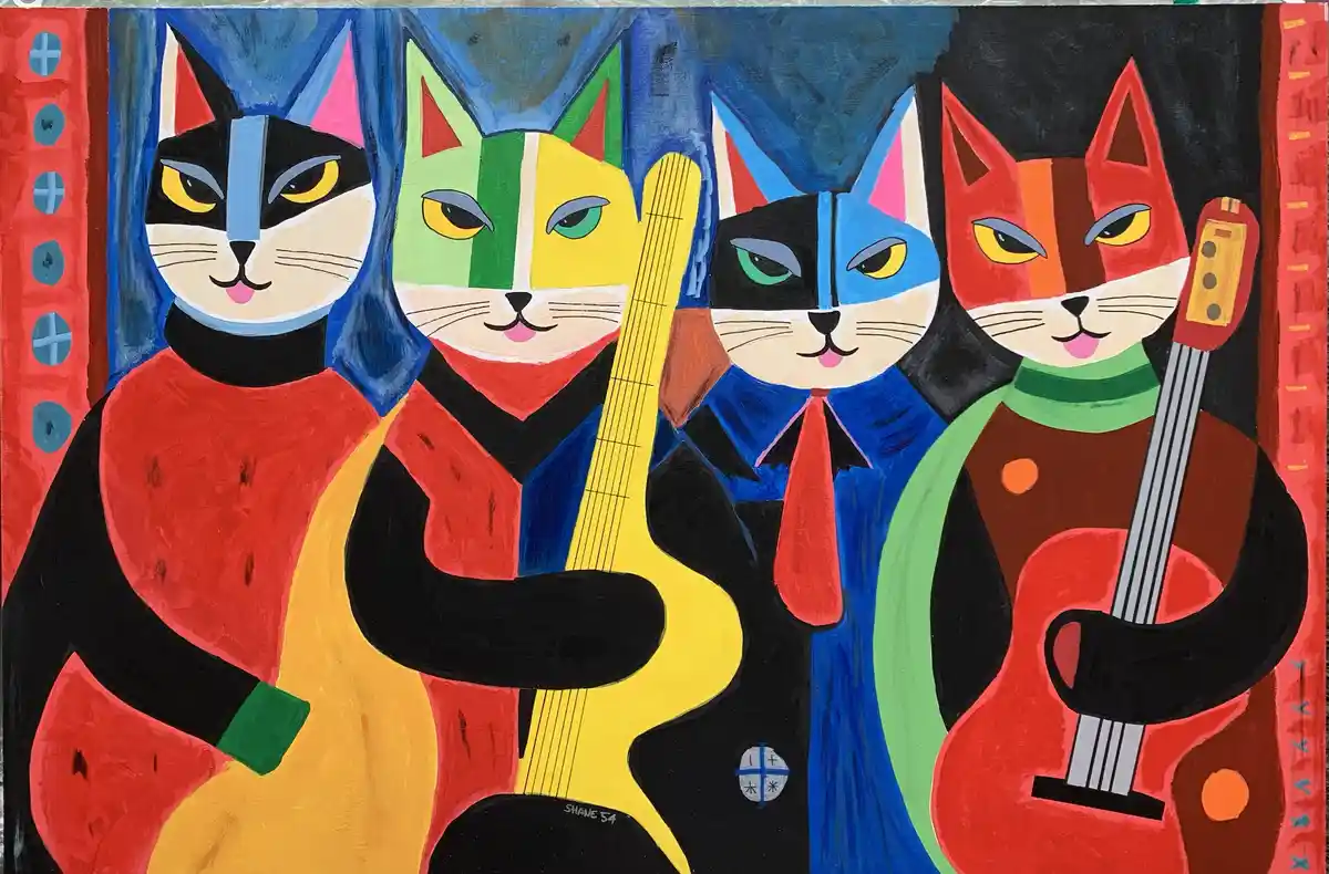 Cat Art: The Eternal Catnip Band