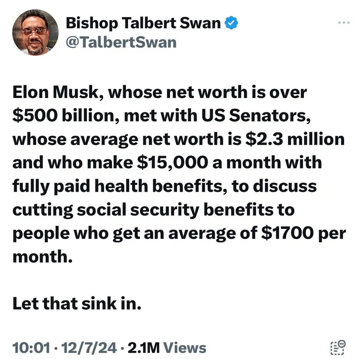 Let’s Allow This to Sink In Already!