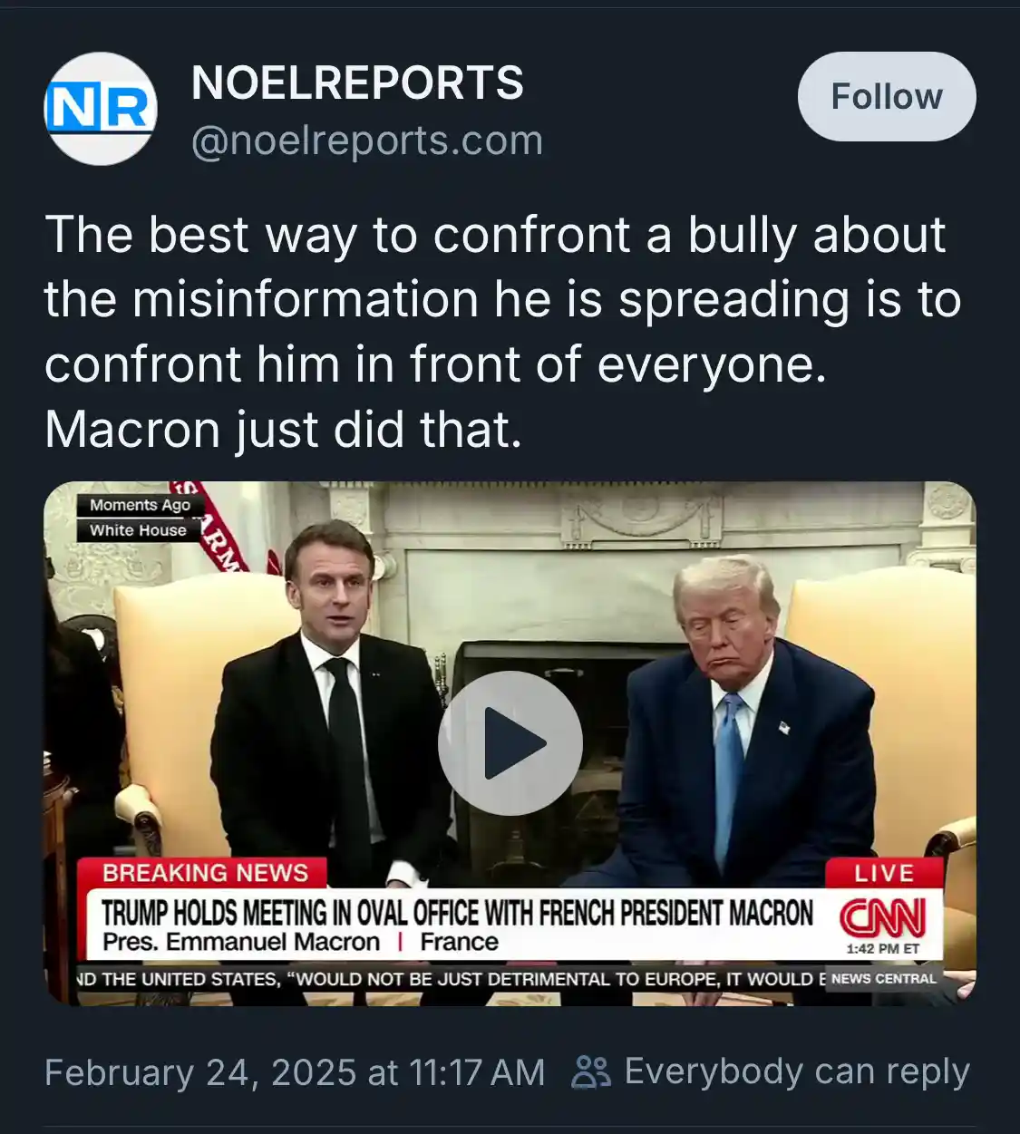 The Pouting Orange Man Strikes Again
