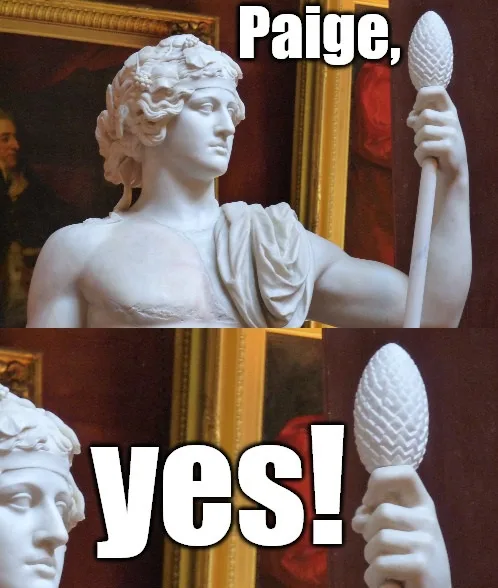 Paige, listen up...