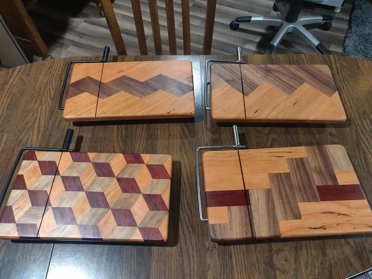Christmas Quilt Featuring Delicious Cheese Boards