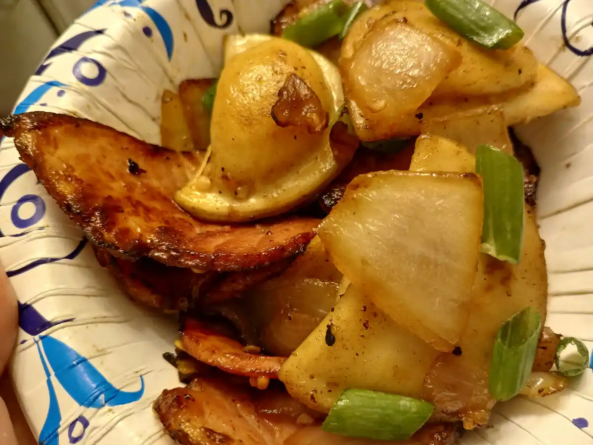Delicious Pierogi Stuffed with Ham