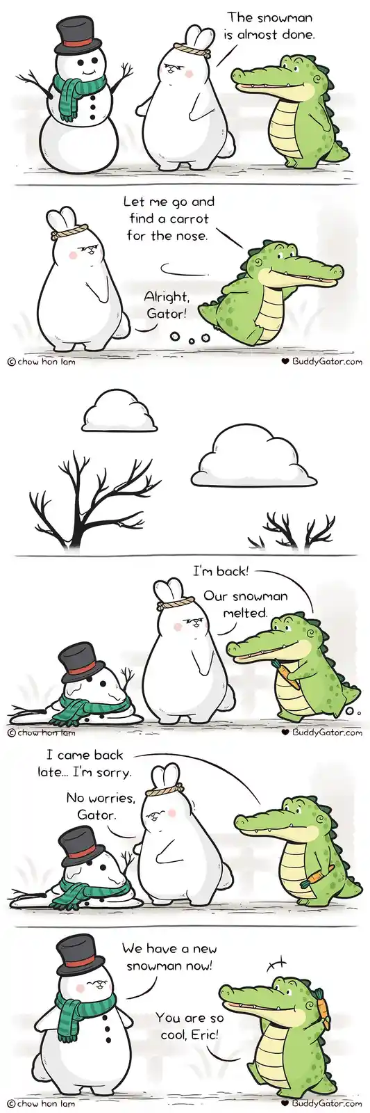 Buddy Gator: The Adorable Snowman You Never Knew You Needed